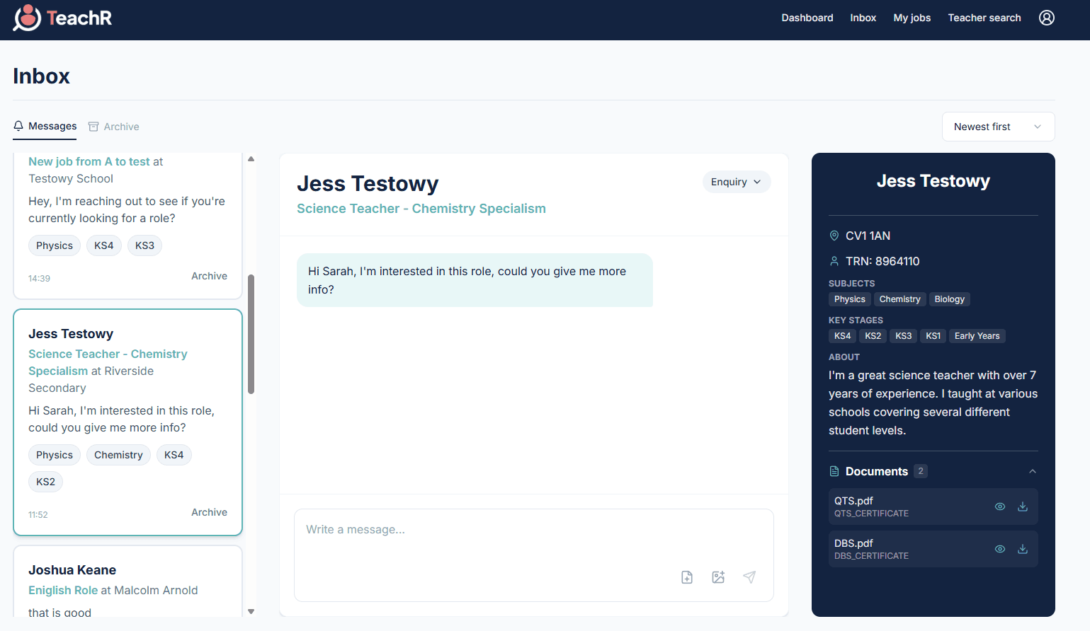 Hire with confidence
