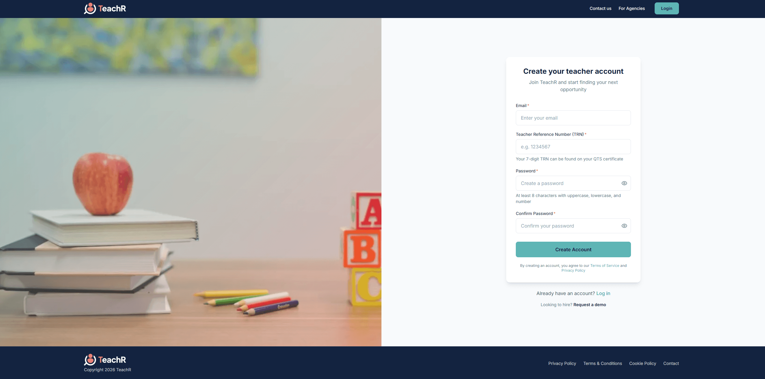 Create your profile